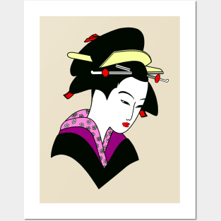 Geisha Posters and Art